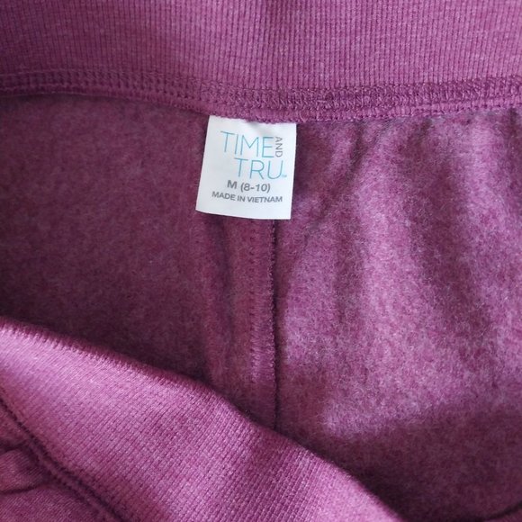 Time & Tru Fleece Sweatpants - Picture 4 of 4